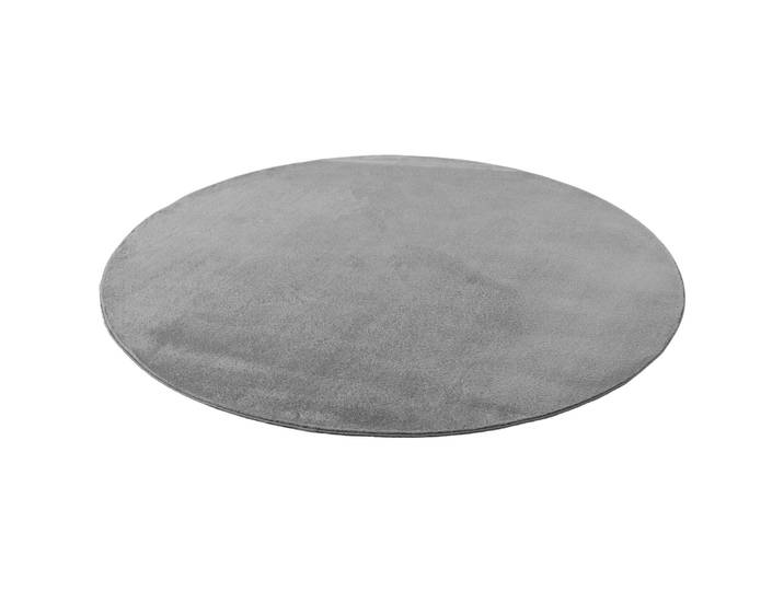Teppich Gibbs D160cm grau - Material: 80 % Polyester, 20 % Filz/Anti-rutsch - Teppich