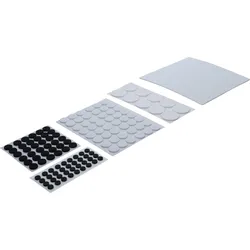 BGS DIY 80865 Satz Filzgleiter schwarz & weiß 131 teilig