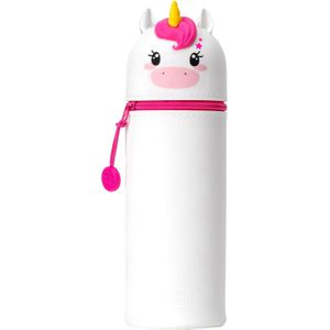 Legami Federmäppchen Kawaii 2-in-1 Unicorn, KA0012, Schlamperetui, aus Kunststoff, weiß / pink