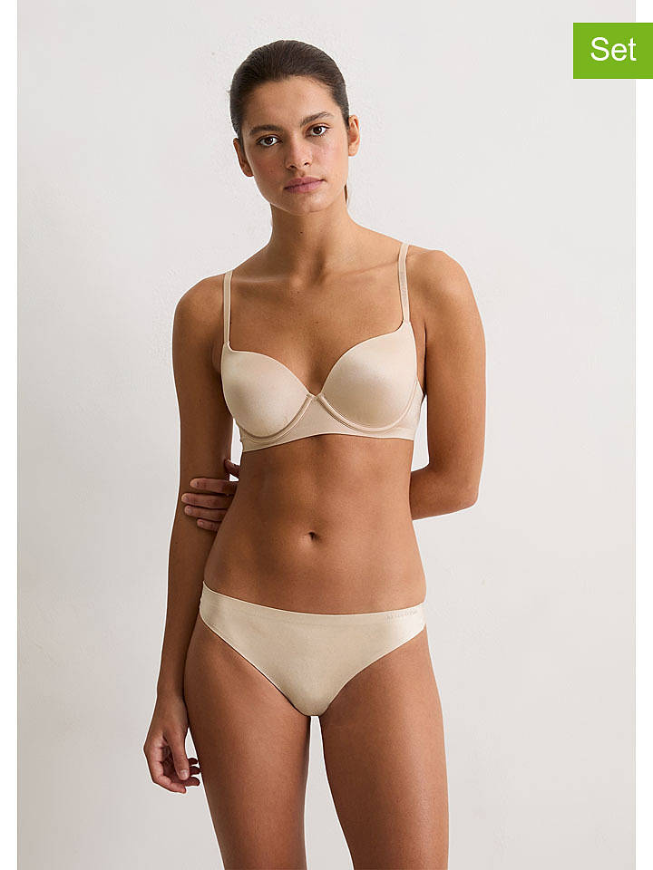 Marc O´Polo Bodywear 2er-Set: Strings in Beige - M
