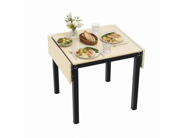 Table À Manger Pliante-Table Pliante Pour Petits Espaces-OHMG-120*78*75cm-Bois Naturel