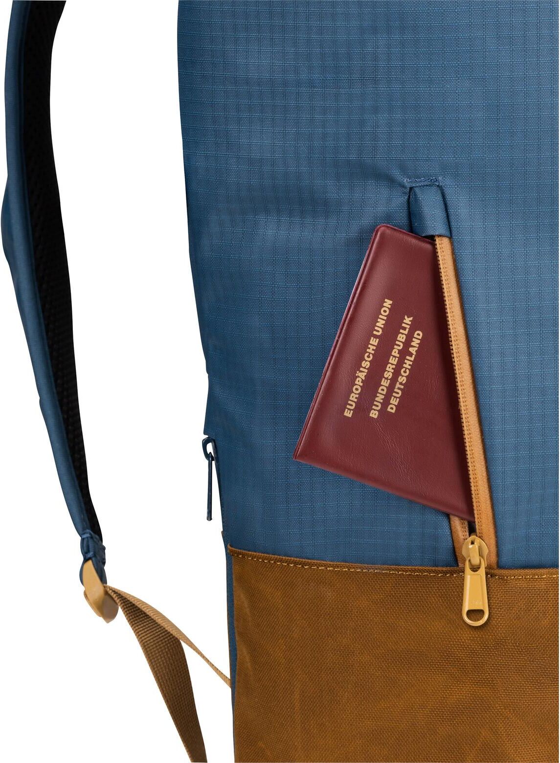 Freizeitrucksack VAUDE "CityGo 18", blau, Rucksäcke, Herren, B/H/T: 28cm x 17cm x 17cm, Polyester, Freizeitrucksack, B:28cm H:17cm T:17cm blau B/H/T: 28cm x 17cm x 17cm