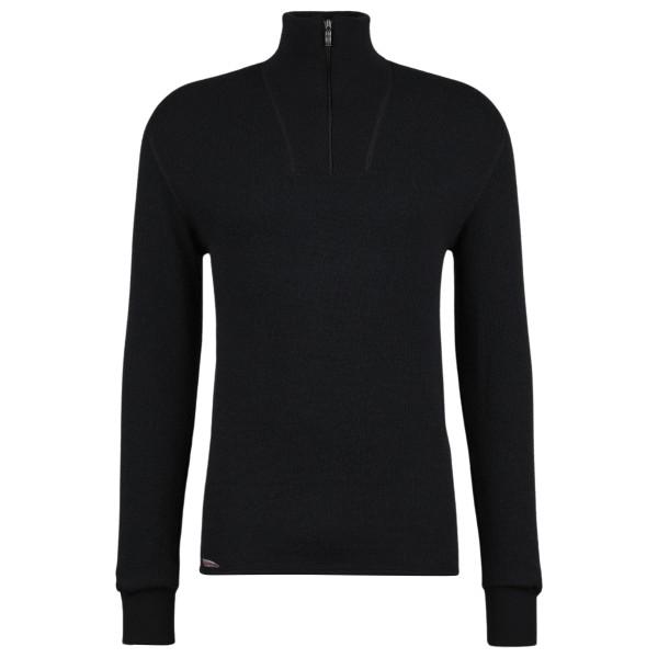 Woolpower - Zip Turtleneck 400 - Longsleeve Gr M schwarz