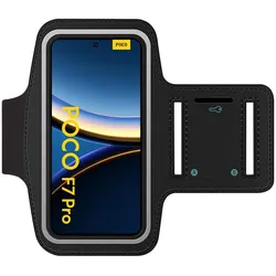 SmartFitness Handy Sport Armband, Smartphone Sportarmband, Schwarz