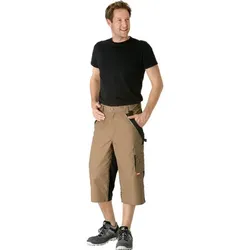 3/4-Hose 2554 sand/schwarz, Größe S - schwarz - S