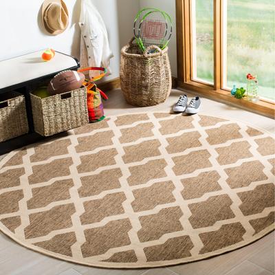 SAFAVIEH Linden Adamantini Trellis Indoor/ Outdoor Patio Backyard Rug