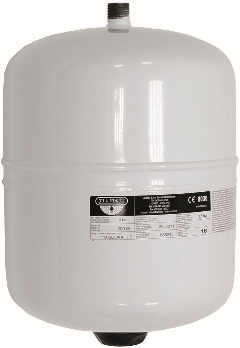 Vaillant vase d'expansion solaire auroTHERM 302097 801 bar, montage mural, 18 l