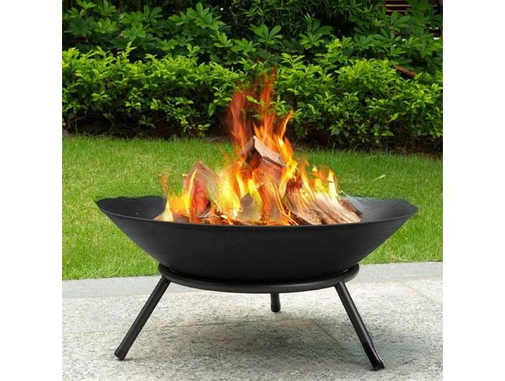 Grande foyer en fonte pour jardin foyer moderne cheminée extérieure Patio terrasse Camping 60 cm