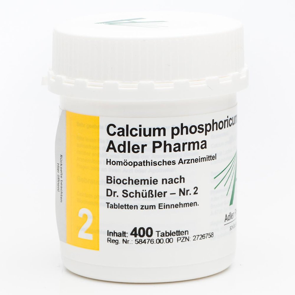 Adler Pharma Produktion und Vertrieb GmbH Biochemie Adler 2 Calcium phosphoricum D6 Adl.p. Tabletten 02726758
