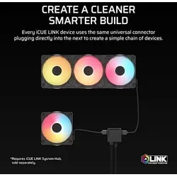 CORSAIR Lüfter iCUE Link RX360 II Unified Frame RGB