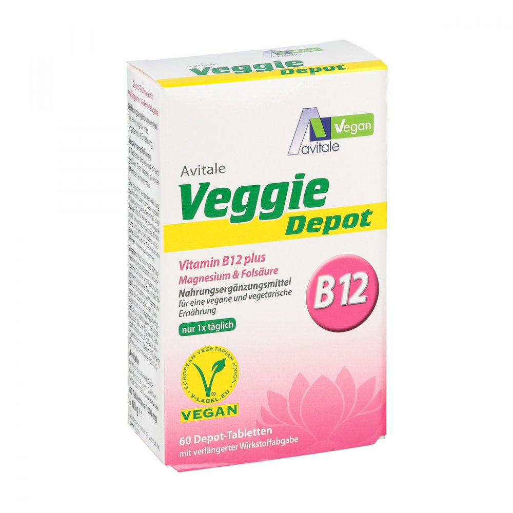 Avitale GmbH Veggie Depot Vitamin B12+magnesium+folsäure Tabletten 11674339