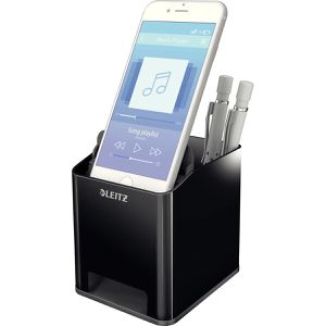 Leitz Stiftehalter 5363-00-95 Sound Duo Colour, Kunststoff, 1 Fach, schwarz