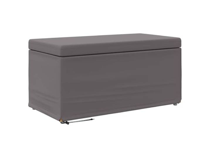 Makastle Hocker Grau 81 x 41 x 40 cm Kunstleder und Engineering Holz