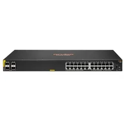 HPE E Aruba 6100 Switch 4 SFP+ Ports, PoE, 1 USB Type C Console Port, 1 USB Type A Host Por (28 Ports), Netzwerk Switch, Schwarz