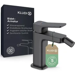 Kludi, Duscharmatur + Badewannenarmatur, X3 Bidetarmatur mit Zugstangen-Ablaufgarnitur