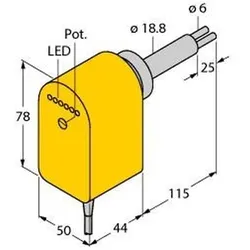 Turck Eintauchsensor FCS-HA2P-LIX/AL115