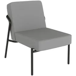 meet Sessel »meet - Medso S« Modell Klassik Outdoor grau, 40.6 cm