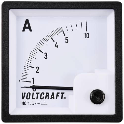 VOLTCRAFT AM-72X72/5A AM-72X72/5A Analog-Einbaumessgerät AM-72X72/5A 5A Dreheisen