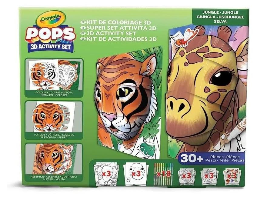 Crayola Pops 3D Activiteitenset - Jungle