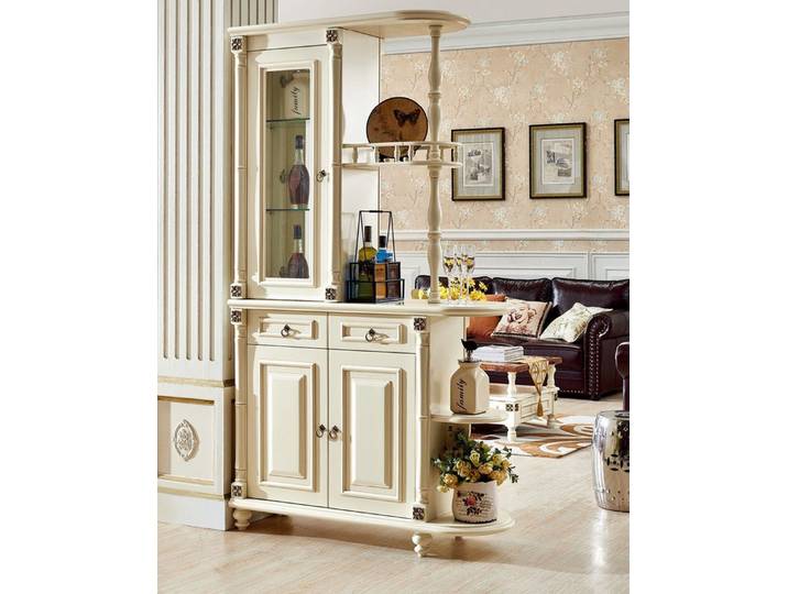 JVmoebel Barschrank Holz Bar-Schrank mit Regalen Stilvoller Getränkeschrank Sofort Made in Europa