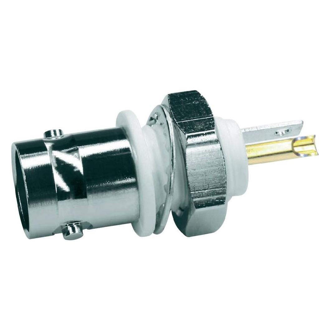 Telegärtner BNC-Einbaubuchse, isoliert 50 Ohm, mit Isolierflansch weiss, Z01 (J01001A0043)