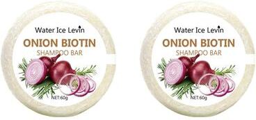 Uplift Picks Onion Biotin Shampoo Bar With Rosemary Extract Moisturizing Solid Shampoo 60g b (2 Pcs) 60g