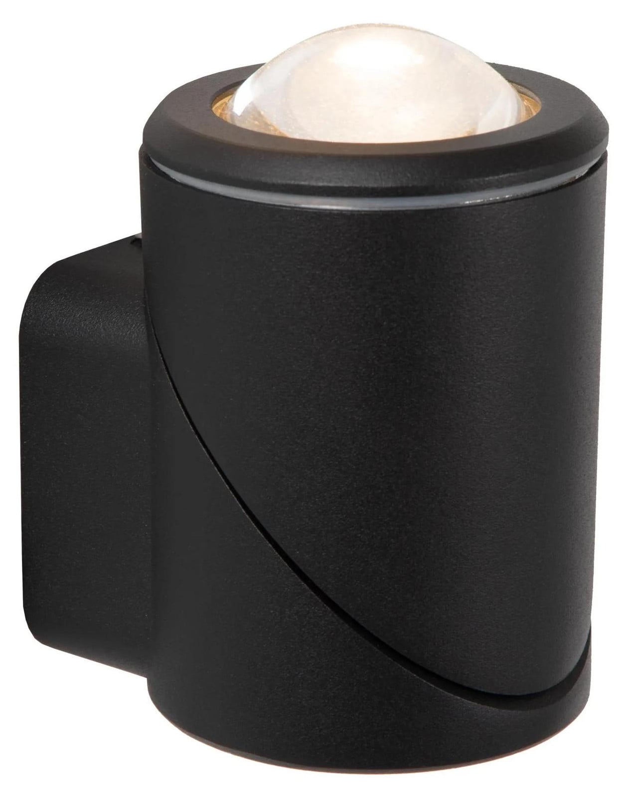 Lucide ERIN LED Wandlamp en Buitenlamp - Zwart - IP65