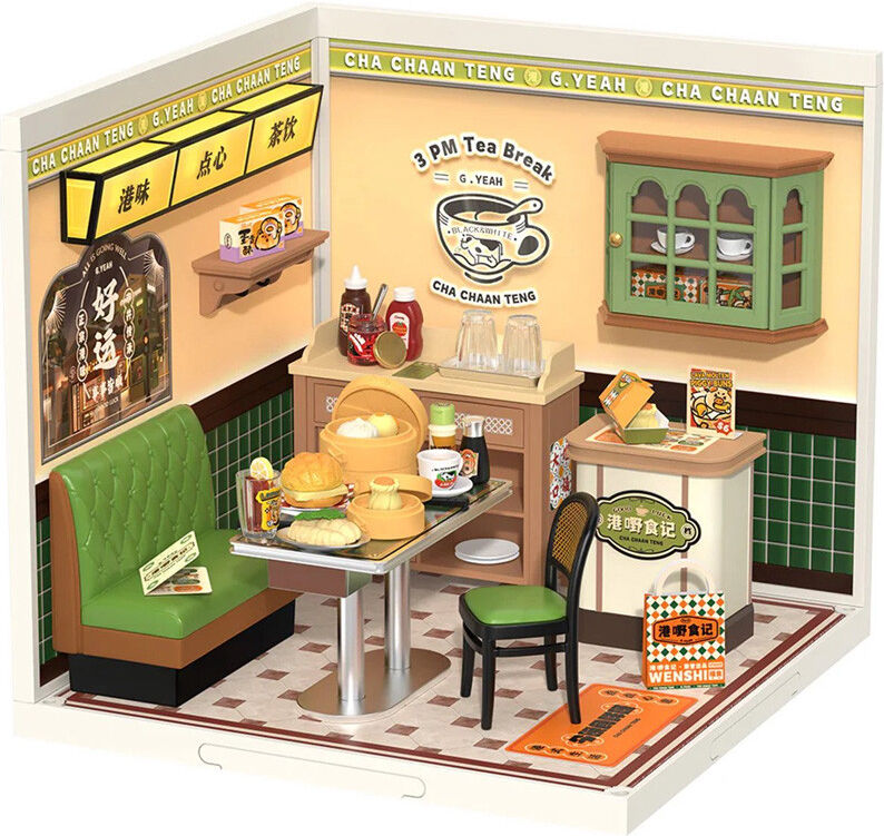 Miniature 3D DIY Hong Kong Bites Cafe - Rolife