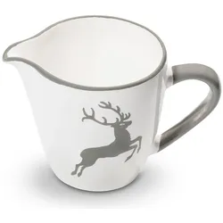 Gmundner Keramik, Milchkanne, Grauer Hirsch Milchgiesser Gourmet 0,2 Liter (0.20 l)