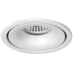 Brumberg LED Einbau-Downlight CIRCLE, umlaufende Lichtfuge, IP20, rund, Ø 10.2cm, Plug&Play 700mA, 13.6W 3000K 950lm 38°, Weiß BRUM-12407073