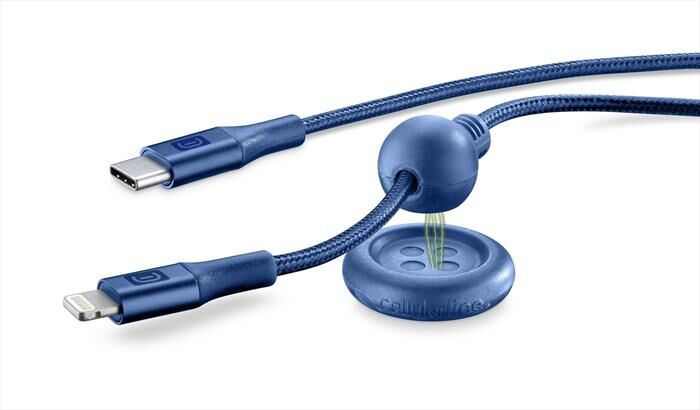 Cellular Line Usbdatabutc2lmfi1b Cavo Dati Usb-c To Lightning--blu