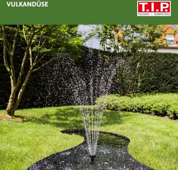 T.I.P. Teichpumpe - Für 7.500 l Teich, 3.000 l/h, 2,8 m Förderhöhe,  inkl. 3 Wasserspiele, WPS 3000 R, 30423