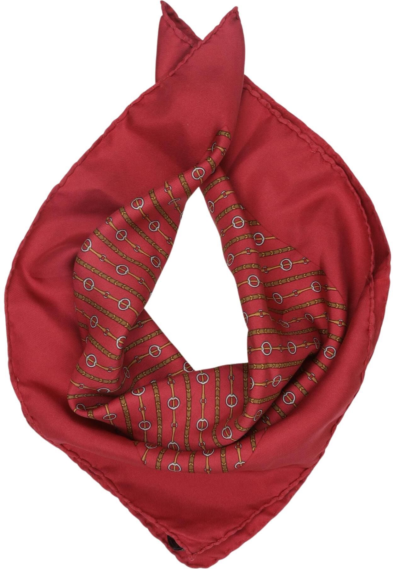 Hermès Damen Schal oder Tuch, Rot, Seide - Second Hand