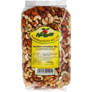 Howa Nussmischung Nusskern Knabber Mix, im Beutel, ungeröstet und ungesalzen, 6 Nusssorten, 1 kg