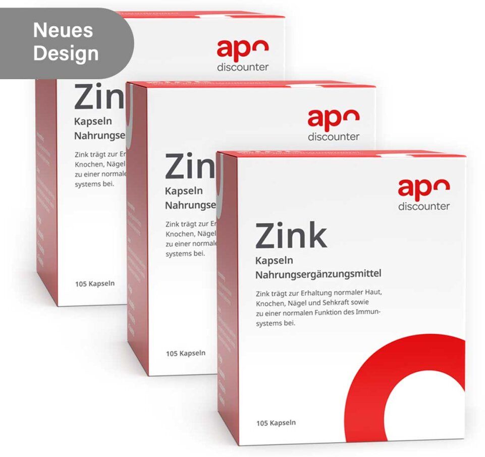 Zink Kapseln 10 mg von apodiscounter