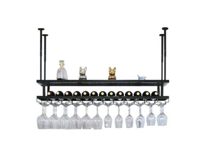 Hängender Weinglashalter Glashalter Weinglas Aus Metall Hängende Regale Verstellbar Weinregale Gläserhalterung Für Bar, Küche, Restaurant
