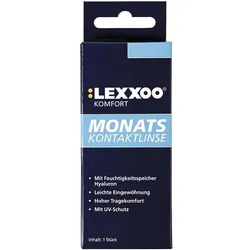 Lexxoo Kontaktlinse Monatslinse »Komfort« -2,00 dpt schwarz