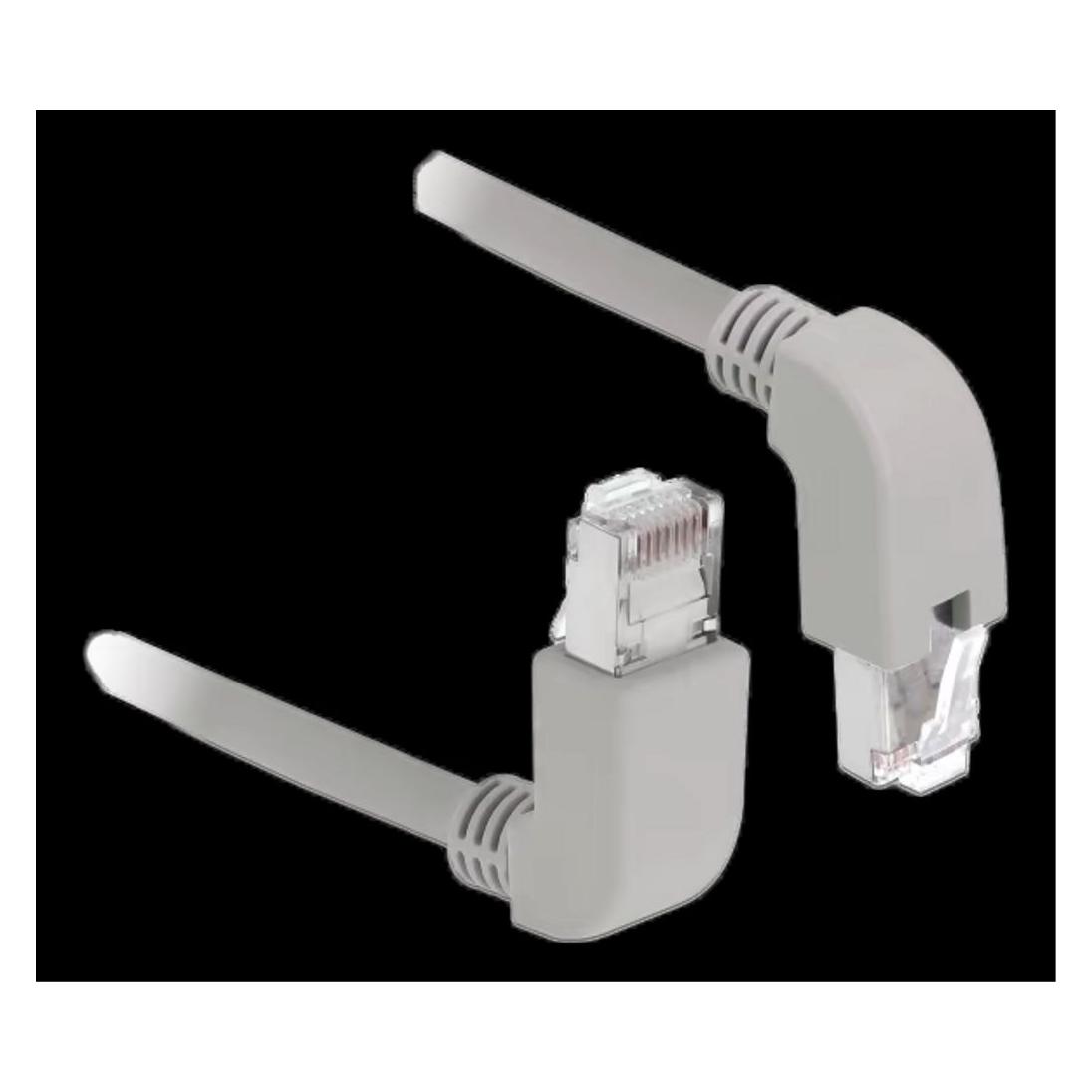 Delock 85852 - Netzwerkkabel RJ45 Cat.5e SF/UTP oben / unten gewinkelt 0,5 m (SF/UTP, CAT5e, 0.50 m) (85852)