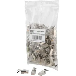 KLT VDV826754 - RJ45 Modular Stecker, Cat.6a, Pass through, 100 Stück