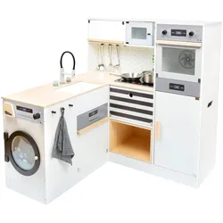 small foot Kinderküche mit Waschmaschine modular XL, weiss