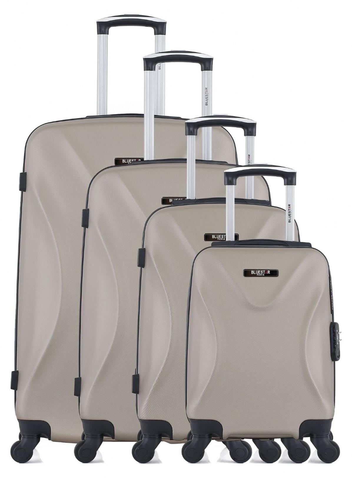 BLUESTAR - 4er-Set GARIBALDI-M-Koffer, 75 cm, 4 Rollen