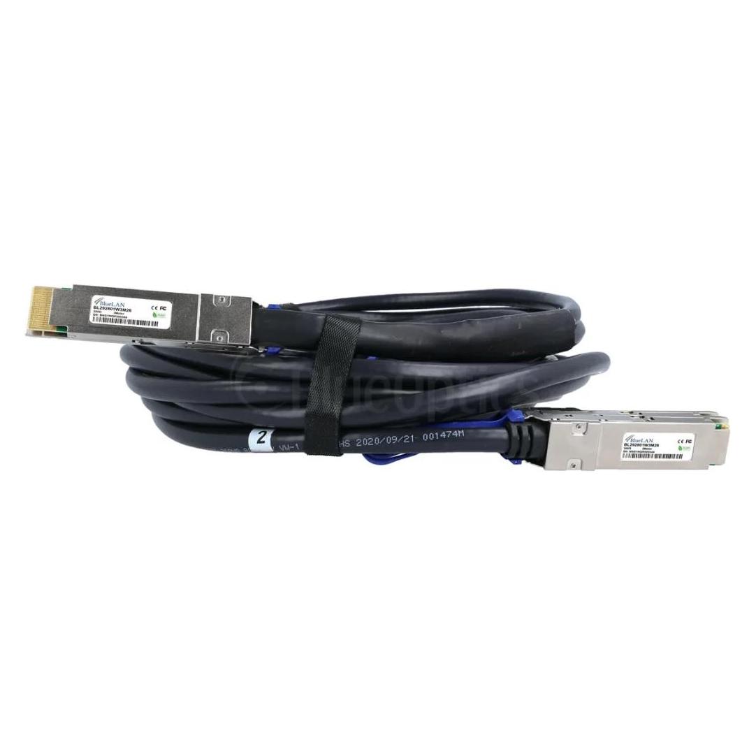 BlueLAN Dell EMC DAC-Q28DD-2Q28-100G-1M kompatibles Breakout DAC QSFP-DD/2xQSFP28 BL292801W1M26 (DAC-Q28DD-2Q28-100G-1M-BL)
