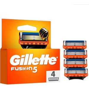 Gillette Rasierklingen Fusion5, für Herrenrasierer, 5-fach Klinge, 4 Stück