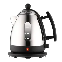 Lite Wasserkocher Edelstahl Schwarz 1 Liter