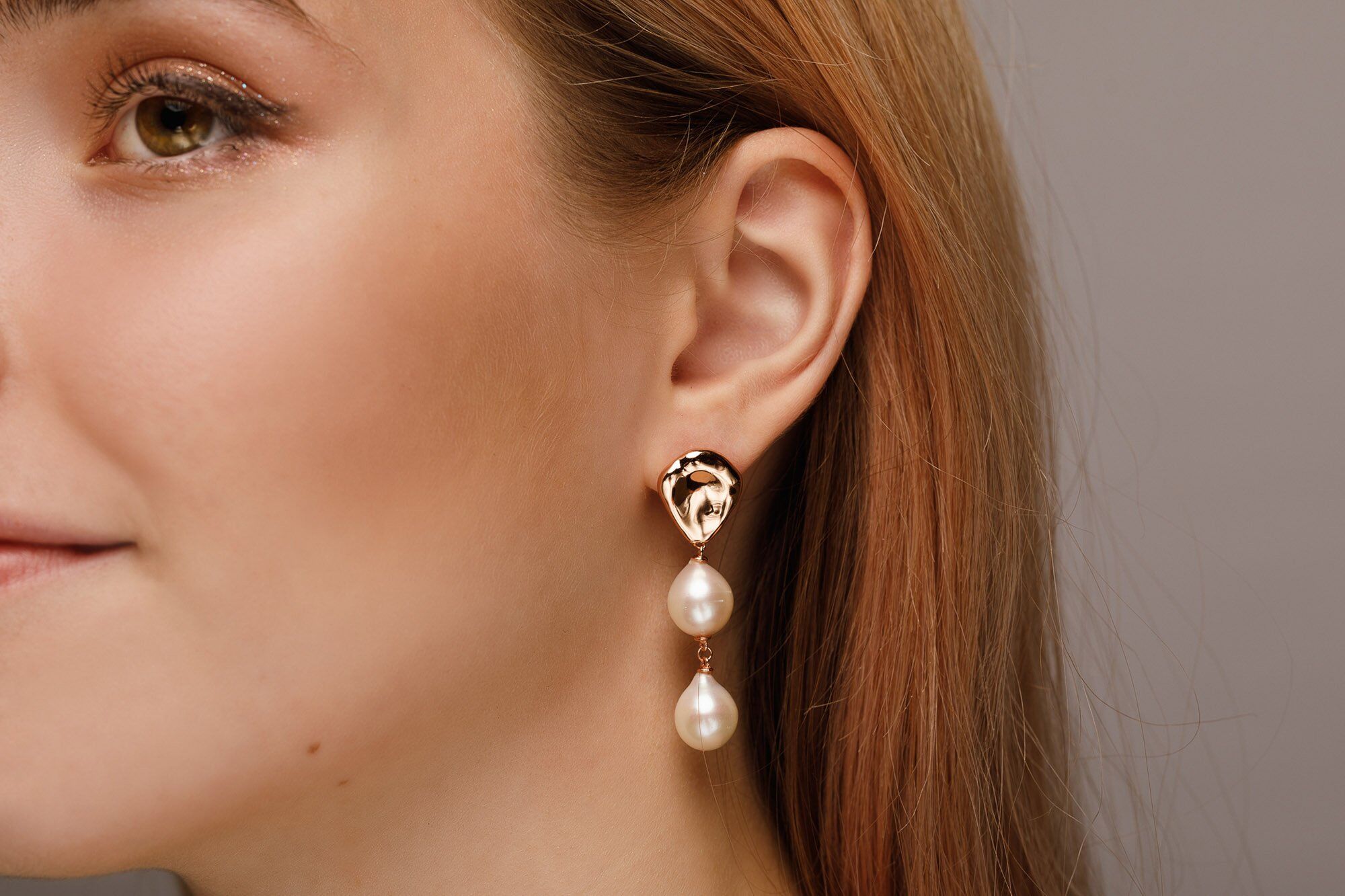 NEORE Sienna Rose Gold Earrings