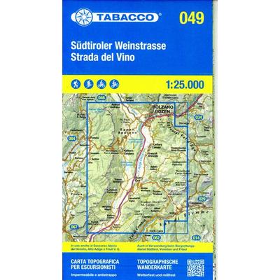 49 Südtirol Weinstrasse, Karte von , Tabacco Editrice