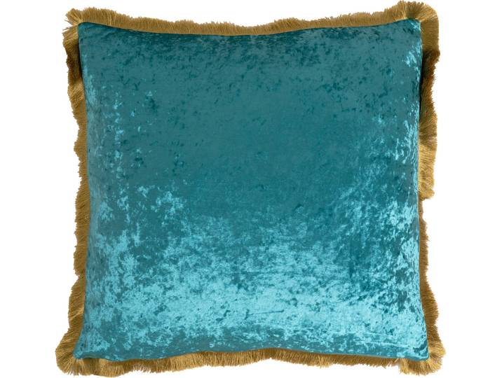 Dekokissen KARE DESIGN Cannes, Kissenhülle mit Füllung, in zwei Grössen , blau, unifarben, B:55cm H:15cm L:55cm, Polyester, Dekokissen_Sitzkissen_Kissenhüllen, Dekokissen, stützt Kopf und Nacken angenehm und sorgt für erholsamen Schlaf