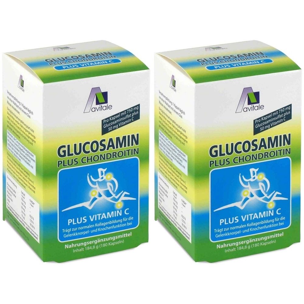 Glucosamin 750 mg+Chondroitin 100 mg Kapseln 2x 2x180 St