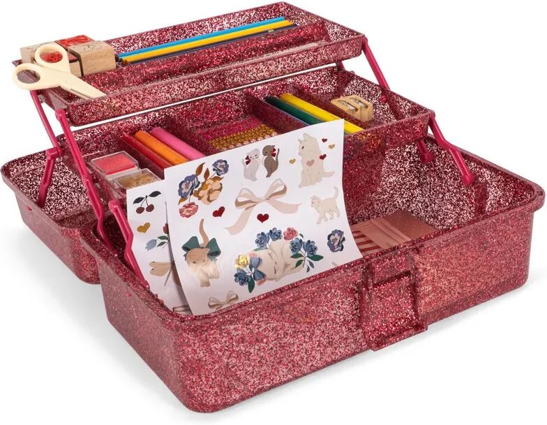 Konges Sløjd Valise de loisirs créatifs Glitter Rose taille unique