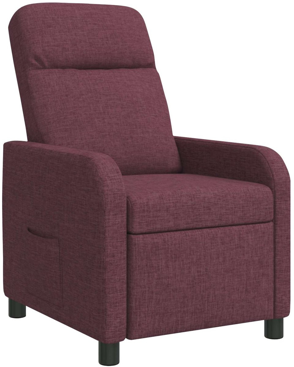vidaXL Relax Fauteuil Recliner - Paars - Stof